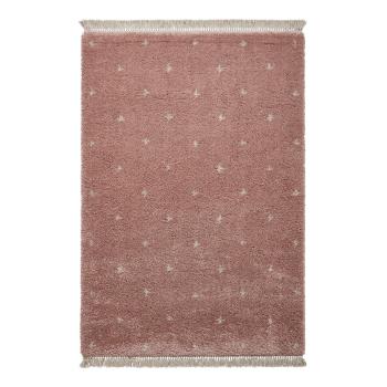 Różowy dywan Think Rugs Boho Dots, 160x220 cm