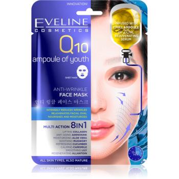 Eveline Cosmetics Sheet Mask Q10 maska przeciwzmarszczkowa w płacie z koenzymem Q10 1 szt.