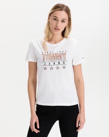 Tommy Jeans Slim Metallic Koszulka Biały