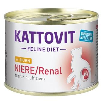KATTOVIT Feline Diet Niere/Renal Kurczak 185 g