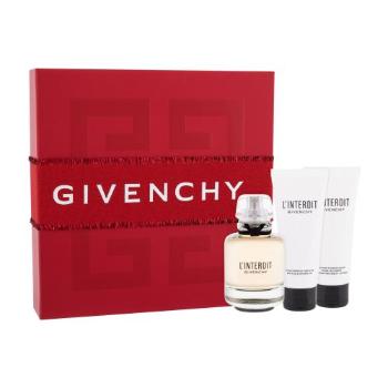 Givenchy L´Interdit zestaw Edp 80 ml + Mleczko do ciała 75 ml + Żel pod prysznic 75 ml dla kobiet