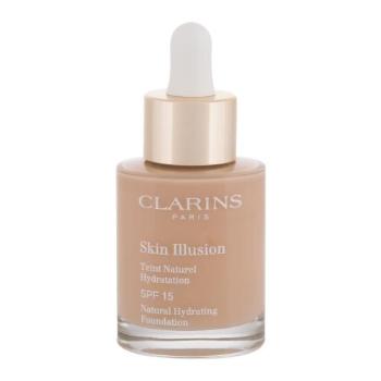 Clarins Skin Illusion Natural Hydrating SPF15 30 ml podkład dla kobiet Uszkodzone pudełko 108 Sand