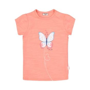 Salt and Pepper T-shirt Butterfly różowy