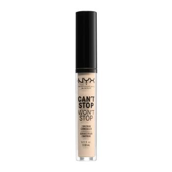 NYX Professional Makeup Can't Stop Won't Stop Contour Concealer 3,5 ml korektor dla kobiet 04 Light Ivory