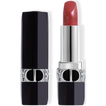 DIOR Rouge Dior trwała szminka flakon napełnialny odcień 720 Icone Satin 3,5 g