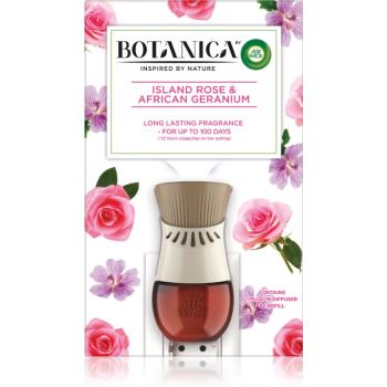 Air Wick Botanica Island Rose & African Geranium elektryczny dyfuzor z różanym aromatem 19 ml