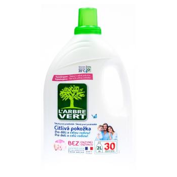 Ekologiczny żel do prania dla wrażliwej skóry, L´Arbre Vert Sensitive, 2 l