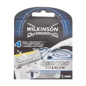 Wilkinson Sword Quattro Titanium 5 szt wkład do maszynki dla mężczyzn