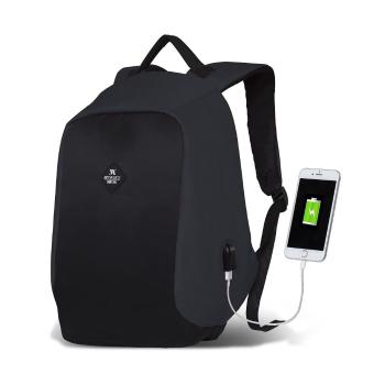 Szaroczarny plecak z portem USB My Valice SECRET Smart Bag
