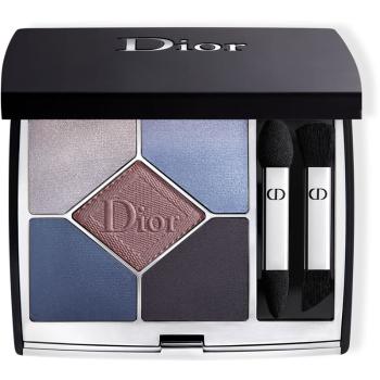 DIOR Diorshow 5 Couleurs Couture Velvet Limited Edition paleta cieni do powiek odcień 189 Blue Velvet 7 g