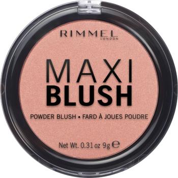 Rimmel Maxi Blush pudrowy róż odcień 001 Third Base 9 g