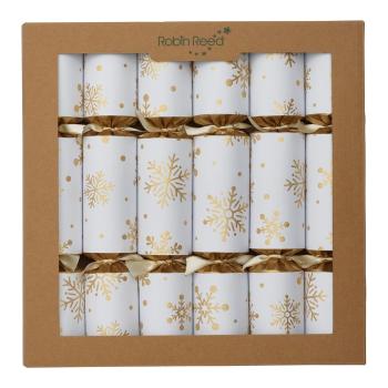 Crackery świąteczne zestaw 6 szt. Snowflakes – Robin Reed