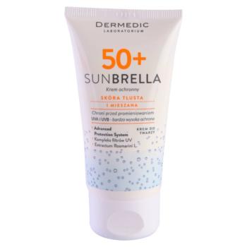 Dermedic Sunbrella krem ochronny do skóry tłustej i mieszanej SPF 50+ 50 g