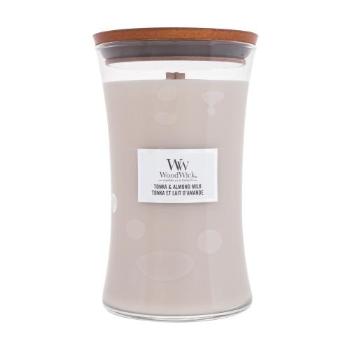 WoodWick Tonka & Almond Milk 610 g świeczka zapachowa unisex