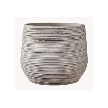 Szara ceramiczna doniczka Big pots Ravenna, ø 19 cm