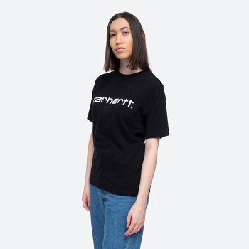 Koszulka Carhartt WIP W' S/S Script T-Shirt I029076 BLACK/WHITE