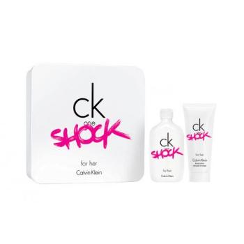 Calvin Klein CK One Shock For Her zestaw Edt 200ml + 100ml Balsam dla kobiet