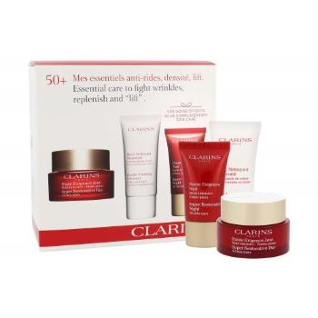 Clarins Super Restorative zestaw Daily skin care 50 ml + Cleasing foam 30 ml + Night skin care 15 ml dla kobiet