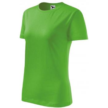 Klasyczna koszulka damska, zielone jabłko, XS