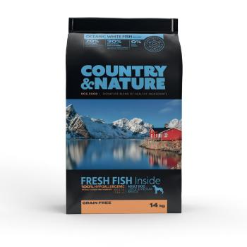 COUNTRY&amp;NATURE Oceanic White Fish Recipe 14 kg Karma dla psów ras średnich i dużych Ryby białe morskie