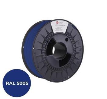 C-TECH Sznurek drukarski (filament) PREMIUM LINE, PLA, niebieski sygnałowy, RAL5005, 1, 75mm, 1kg