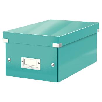 Turkusowe pudełko do przechowywania z pokrywką Click&Store – Leitz