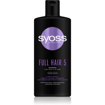 Syoss Full Hair 5 szampon do delikatnych wlosów dodający objętości i witalności 440 ml
