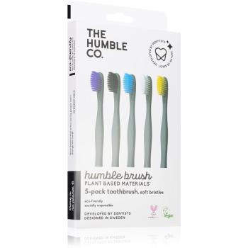 The Humble Co. Brush Plant naturalna szczoteczka do zębów ultra soft 5 szt.