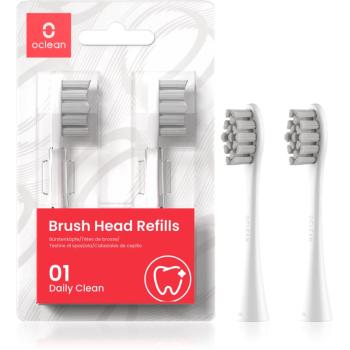 Oclean Brush Head Standard Clean końcówki wymienne do szczoteczki do zębów P2S6 W02 White 2 szt.