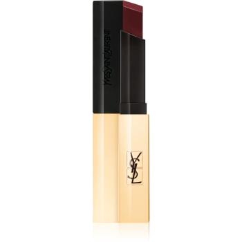Yves Saint Laurent Rouge Pur Couture The Slim cienka matująca szminka z zamszowym wykończeniem odcień 22 Ironic Burgundy 2,2 g