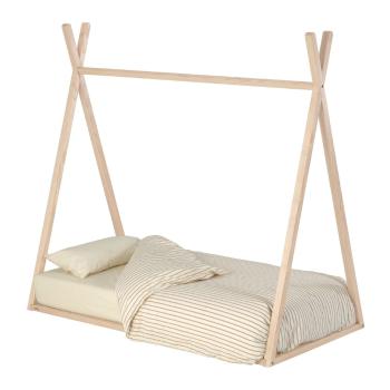 Łóżko dziecięce z drewna jesionowego Kave Home Maralis Teepee, 70x140 cm
