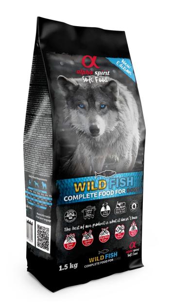 ALPHA SPIRIT Pełnowartościowa karma sucha-miękka dla psów Wild fish 1,5 kg