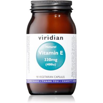 Viridian Nutrition Vitamin E 330 mg 400 iu kapsułki do ochrony komórek przed stresem oksydacyjnym 90 caps.