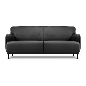 Ciemnoszara skórzana sofa Windsor & Co Sofas Neso, 175x90 cm