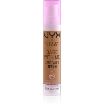 NYX Professional Makeup Bare With Me Concealer Serum korektor nawilżający 2 w 1 odcień 09 Deep Golden 9,6 ml
