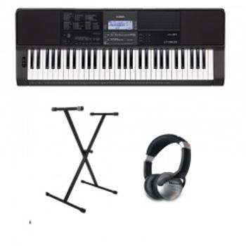 Keyboard Casio Ct-x800 + Statyw I Słuchawki