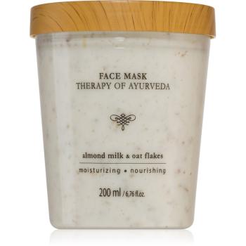Stara Mydlarnia Therapy of Ayurveda Almond Milk & Oat Flakes maseczka nawilżająca do twarzy dla cery wrażliwej 200 ml