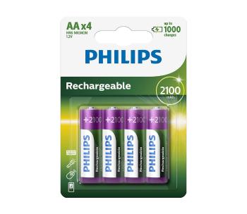 Philips R6B4A210/10 - 4 szt. Bateria ładowalna AA MULTILIFE NiMH/1,2V/2100 mAh