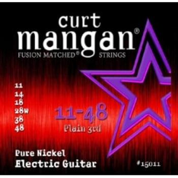 Curt Mangan 11-48 Pure Nickel Wound Struny Do Gitary Elektrycznej