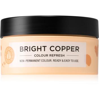 Maria Nila Colour Refresh Bright Copper delikatna odżywiająca maska bez trwałych pigmentów barwiących wytrzyma 4 – 10 umyć 7.40 100 ml