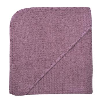 WÖRNER SÜDFROTTIER Ręcznik kąpielowy z kapturem fioletowy 100 x 100 cm