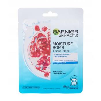 Garnier SkinActive Moisture Bomb Pomegranate 1 szt maseczka do twarzy dla kobiet