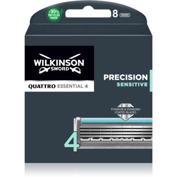 Wilkinson Sword Quattro Titanium Sensitive głowica wymienna 8 szt.