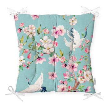Poduszka na krzesło Minimalist Cushion Covers Flowers and Bird, 40x40 cm
