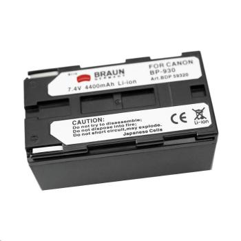 Bateria Braun CANON BP-930, BP-945, 4400mAh