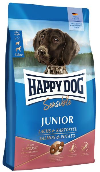 HAPPY DOG Sensible Junior Lachs 10 kg dla młodych psów łosoś i ziemniaki