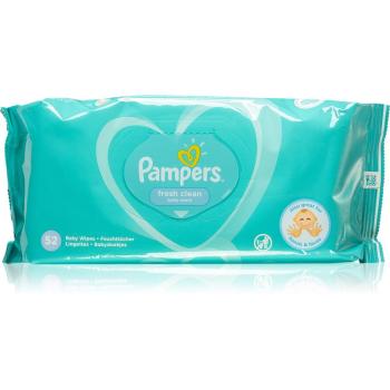 Pampers Fresh Clean delikatne nawilżane chusteczki dla dzieci do skóry wrażliwej 52 szt.