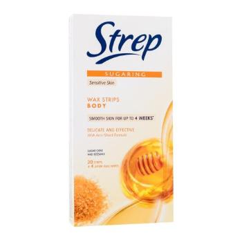 Strep Sugaring Wax Strips Body Delicate And Effective Sensitive Skin 20 szt akcesoria do depilacji dla kobiet