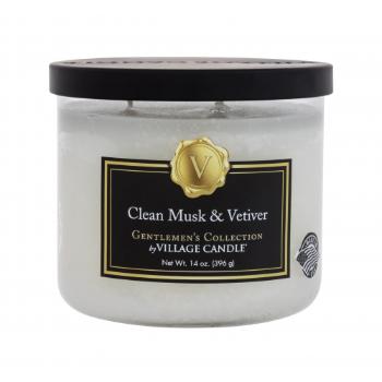 Village Candle Gentlemen's Collection Clean Musk & Vetiver 396 g świeczka zapachowa dla mężczyzn