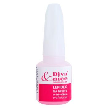 Diva & Nice Cosmetics Accessories klej do paznokci z pędzelkiem
